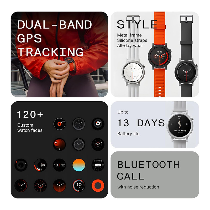 ساعت هوشمند 47 میلی‌متری ناتینگ مدل CMF Watch Pro 3 با بند سیلیکونی