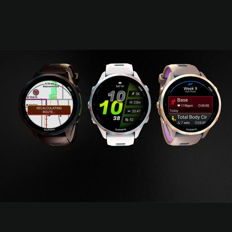 ساعت هوشمند 47 میلی‌متری گارمین مدل Forerunner 970 با بند سیلیکونی