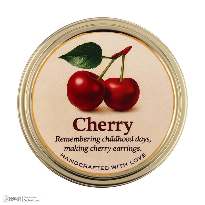 شمع کاسه ای معطر مدل Cherry با رایحه میوه‌های جنگلی زمان اتمام 5 ساعت