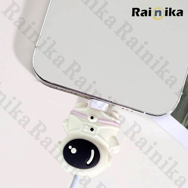محافظ کابل شارژ و هندزفری رینیکا مدل Astronaut KK 03 مجموعه 3 عددی