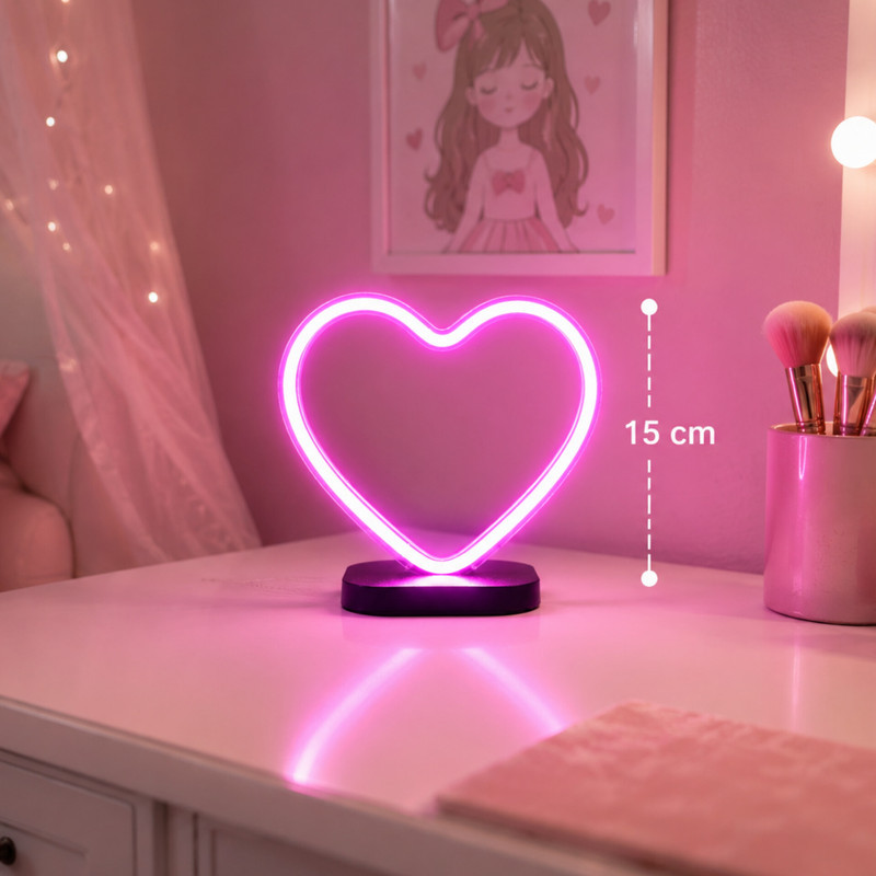 تابلو نئونی طرح قلب کوچک کد p10