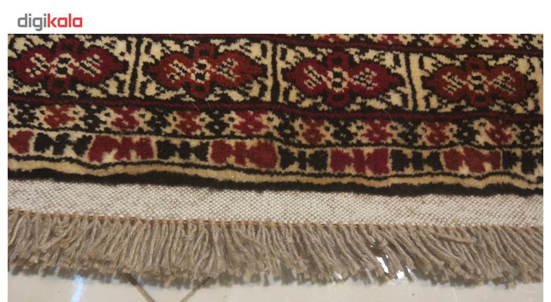 فرش دستبافت نرمین کسا طرح ترکمنی کد NKP.F 110