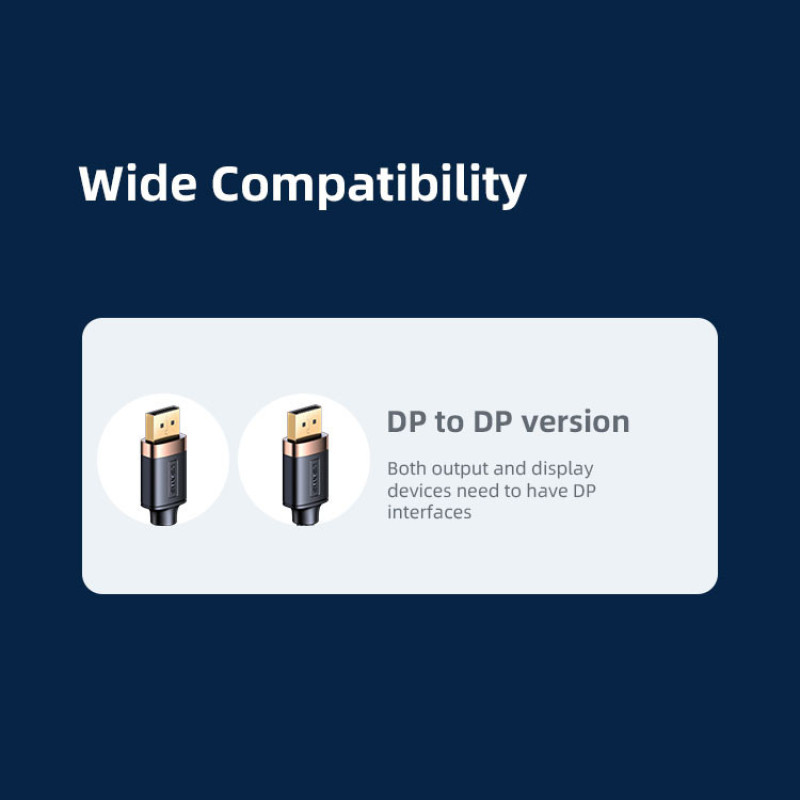 کابل Display Port یوسمز کد sj531 طول 2 متر