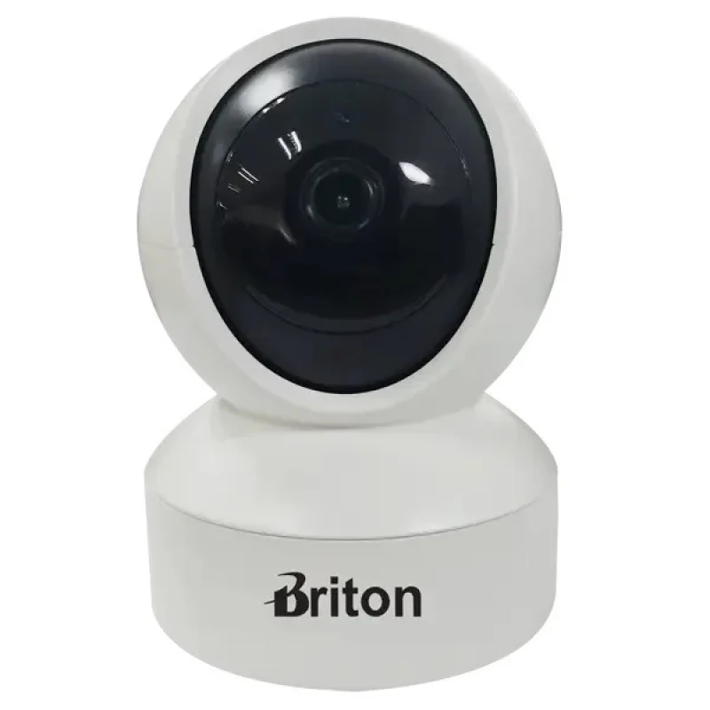 دوربین مداربسته بی‌سیم برایتون مدل IOT-72P8-S4 با کیفیت 2 مگاپیکسل، قابلیت چرخش و ردیابی حرکت، مکالمه دوطرفه، هشدار صدای گریه کودک، برد IR تا 10 متر و پشتیبانی از کارت حافظه میکرو اس‌دی تا 256 گیگابایت