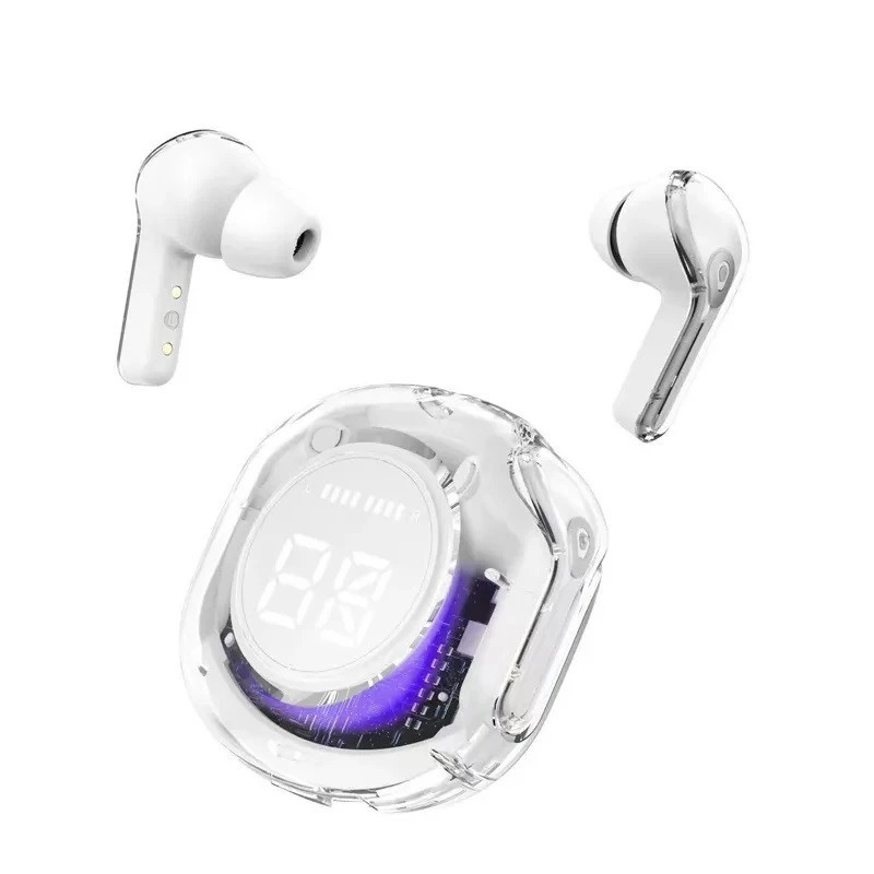 هدفون بلوتوثی مدل UltraPods Pro بدون قابلیت نویز کنسلینگ، درگاه شارژ USB Type-C، دارای میکروفون داخلی، دارای نشانگر LED، مقاوم در برابر آب