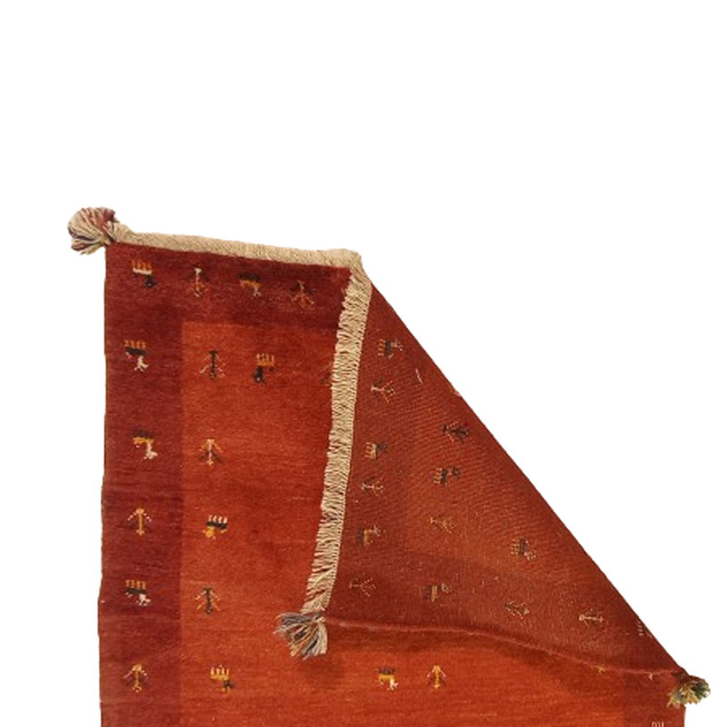 گبه دستباف یک ونیم متری مدل بافت قشقای شیراز کد NKP.Z.N110