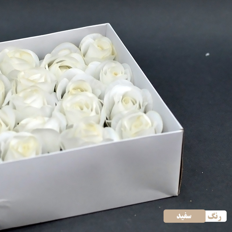 گل مصنوعی مدل سرگل رز بسته ده عددی