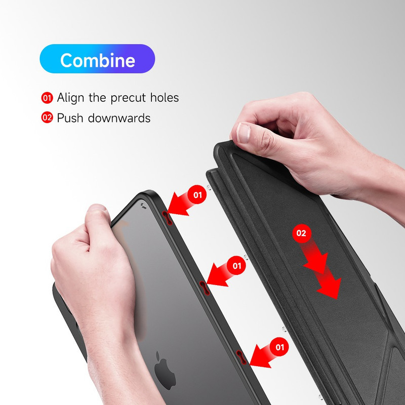 کیف کلاسوری دوکس دوکیس مدل MAGI مناسب برای تبلت اپل iPad Air 13 Inch 20242025 , iPad Pro 12.9 Inch 202020212022