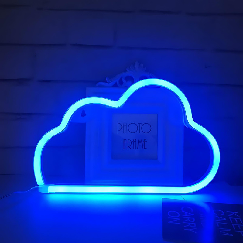 چراغ خواب مدل نئون فلکسی طرح ابر Cloud