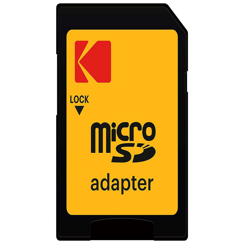 کارت حافظه microSDXC کداک مدل PREMIUM PERFORMANCE کلاس 10 استاندارد UHS-I U1 V10 A1 سرعت 90MBps ظرفیت 128 گیگابایت به همراه آداپتورSD