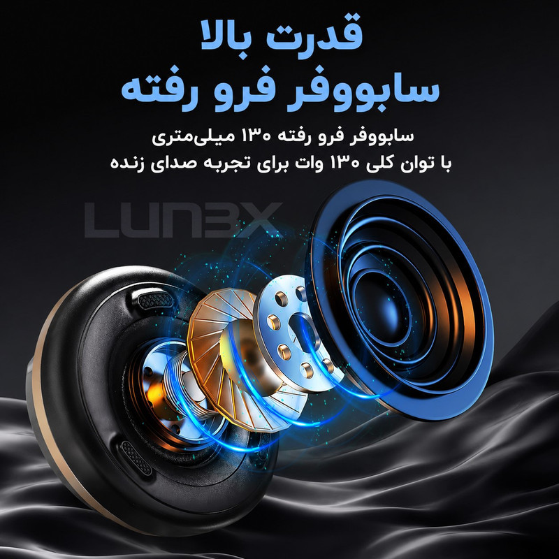 اسپیکر بلوتوثی قابل حمل لـونکس مدل LX4OO