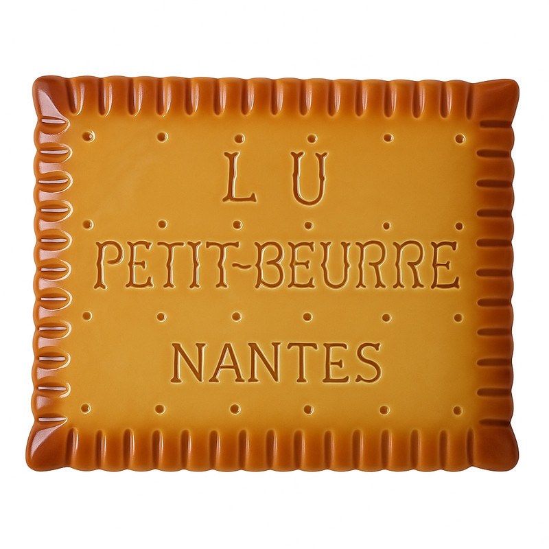 ظرف غذای سگ و گربه مدل بیسکوییت LU PETIT-BEURRE