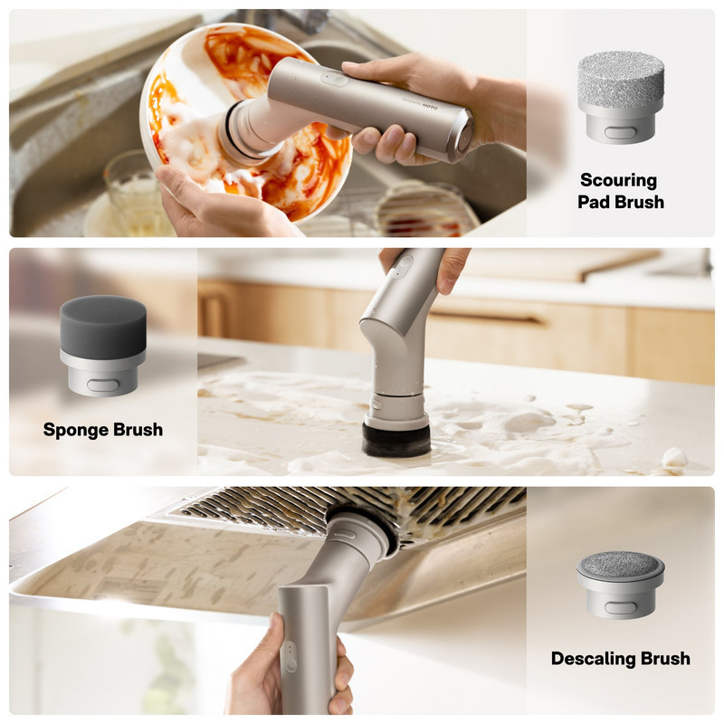 فرچه هوتو مدل QWQJS001-Electric Kitchen Scrubber