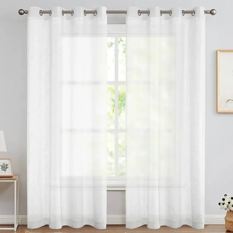 پرده مدل پانچ حریر شاین هفت رنگ سایز 280×275 سانتی متر