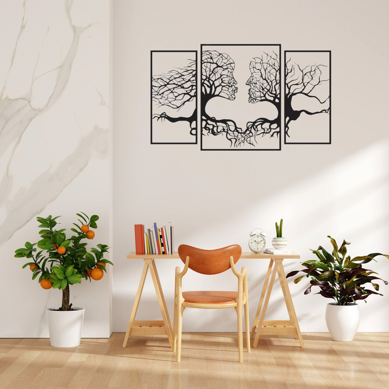 دیوارکوب مدل Tree Life کد A100 مجموعه 3 عددی