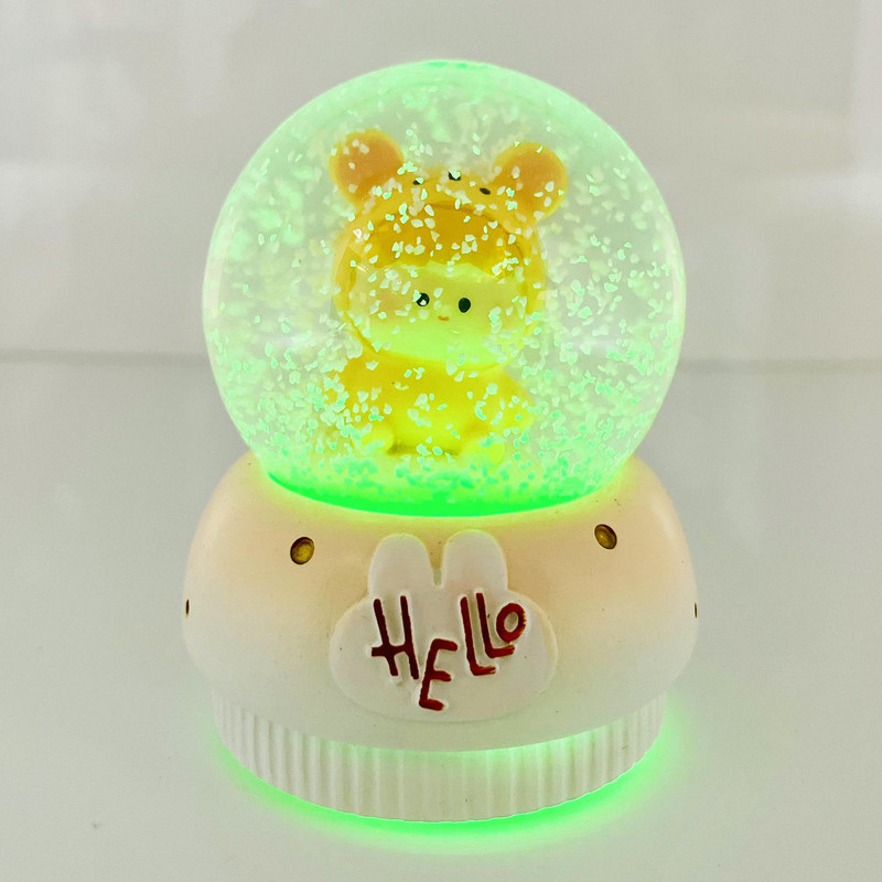 گوی مدل چراغدار HELLO طرح baby موش کد D1623.11.S300