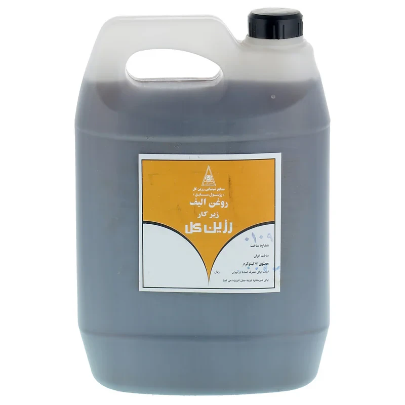روغن الیف زیرکار رزین گل مدل 04 حجم 4 لیتر