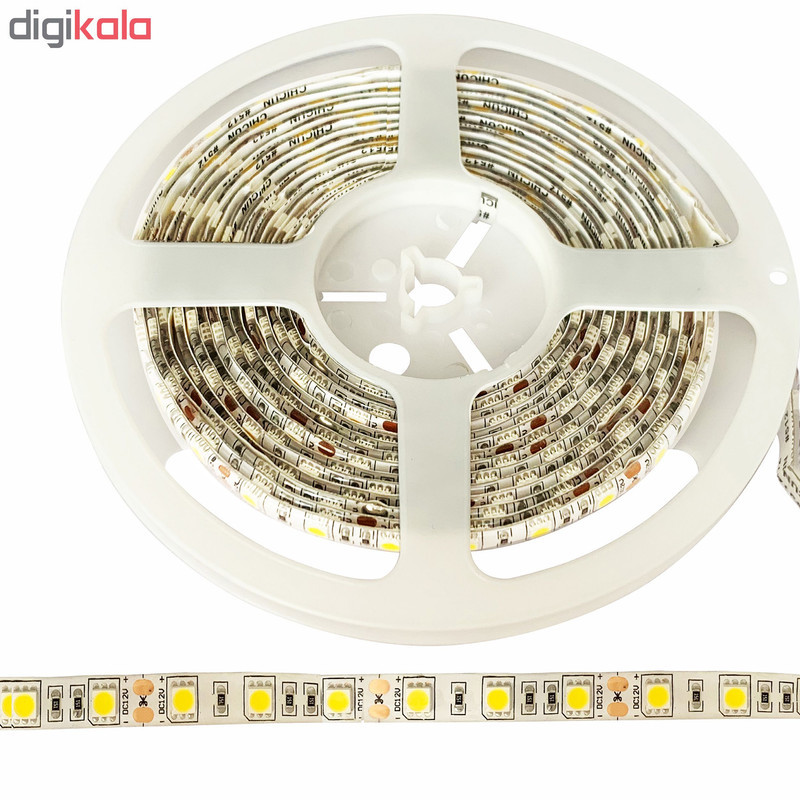 ریسه اس ام دی ال ای دی 10 وات اف ای سی مدل SMD5050-D60-IP65 طول 5 متر