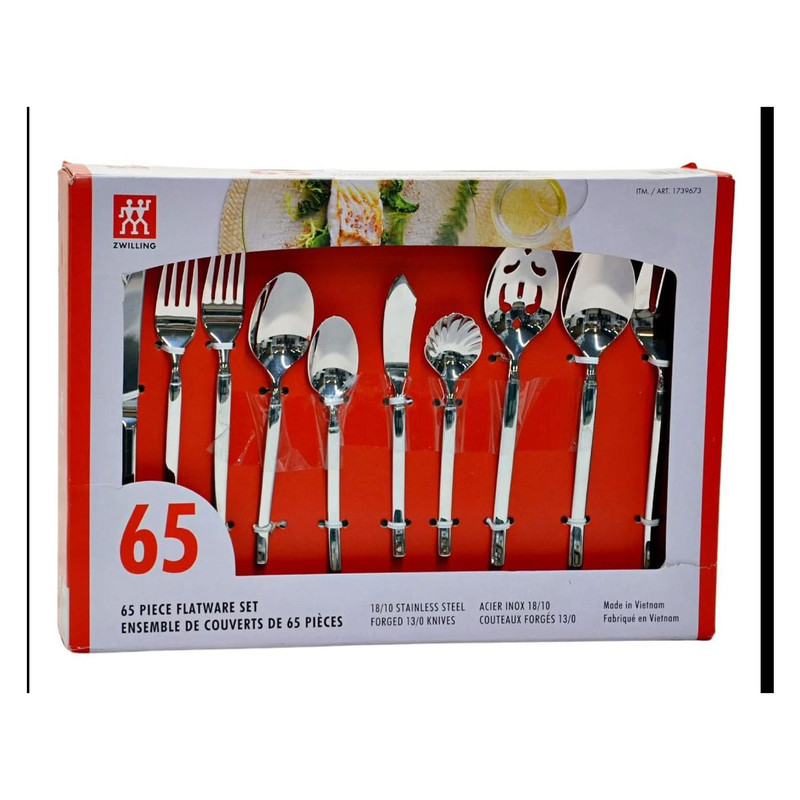 سرویس قاشق و چنگال 65 پارچه 12 نفره زولینگ مدل 1739673