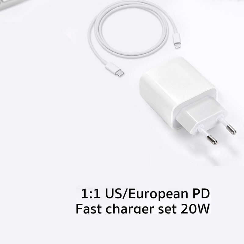 شارژر دیواری 20 وات کوتتسی مدل cs5193 به همراه کابل لایتنینگ