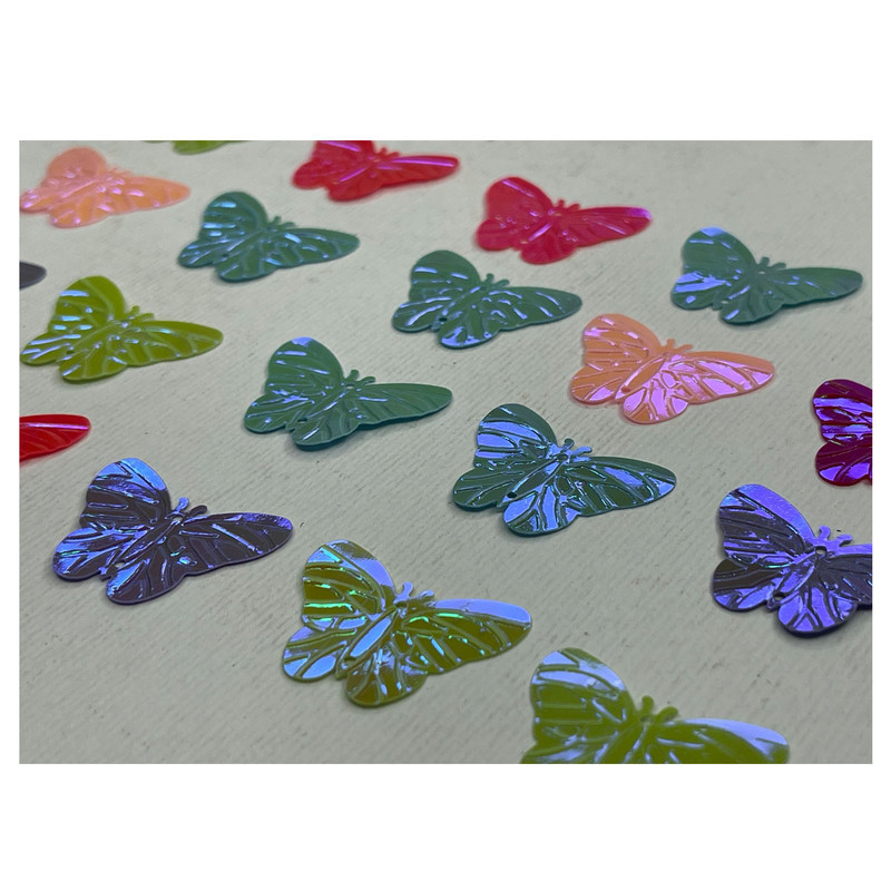 پروانه تزئینی مدل butterfly بسته 12 عددی