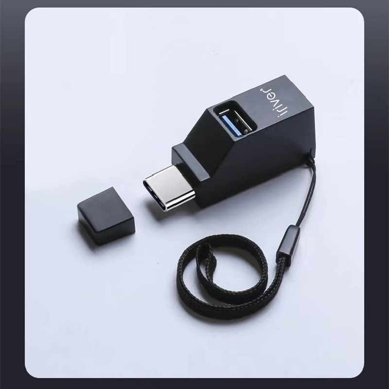 هاب 3 پورت USB-C  آی ریور مدل Tiny-C USB3.0