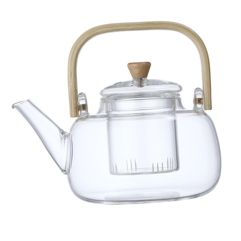 قوری مدل ویداستی دسته بامبو کد 1369n 800cc