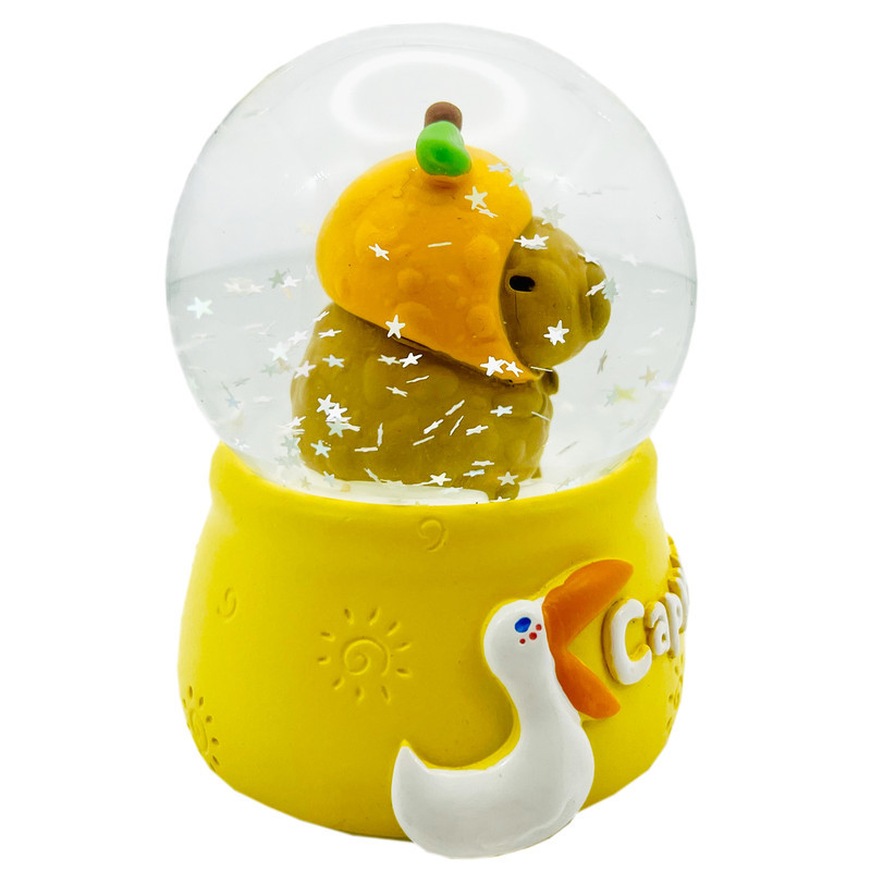 گوی مدل چراغدار Capybara طرح کوالا هویج عاشق کد D1623.11.S600