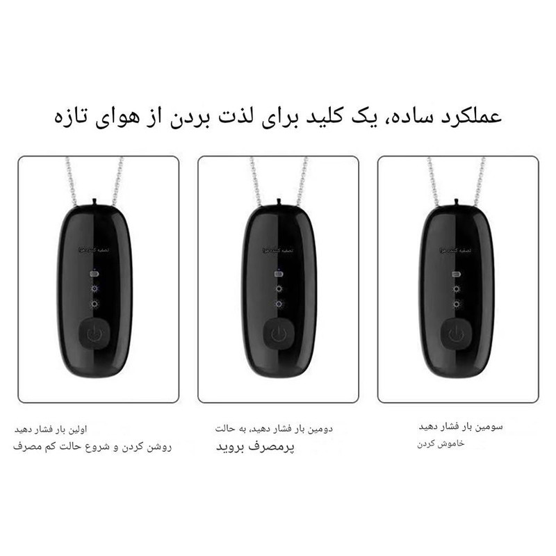 دستگاه تصفیه کننده هوای همراه یونایزر مدل BAP-04