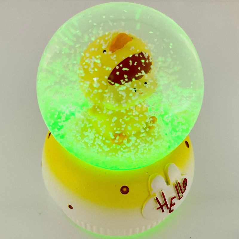 گوی مدل چراغدار HELLO طرح baby جوجه کد B1623.11.S300
