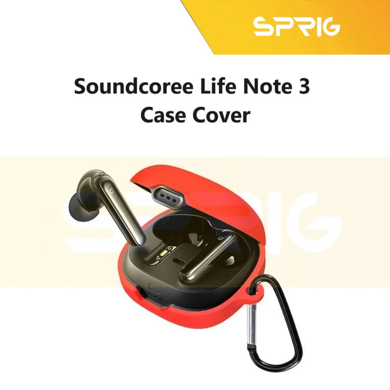 کاور اسپریگ مدل Silicon-SP مناسب برای کیس هدفون بی سیم انکر Soundcore Life Note 3