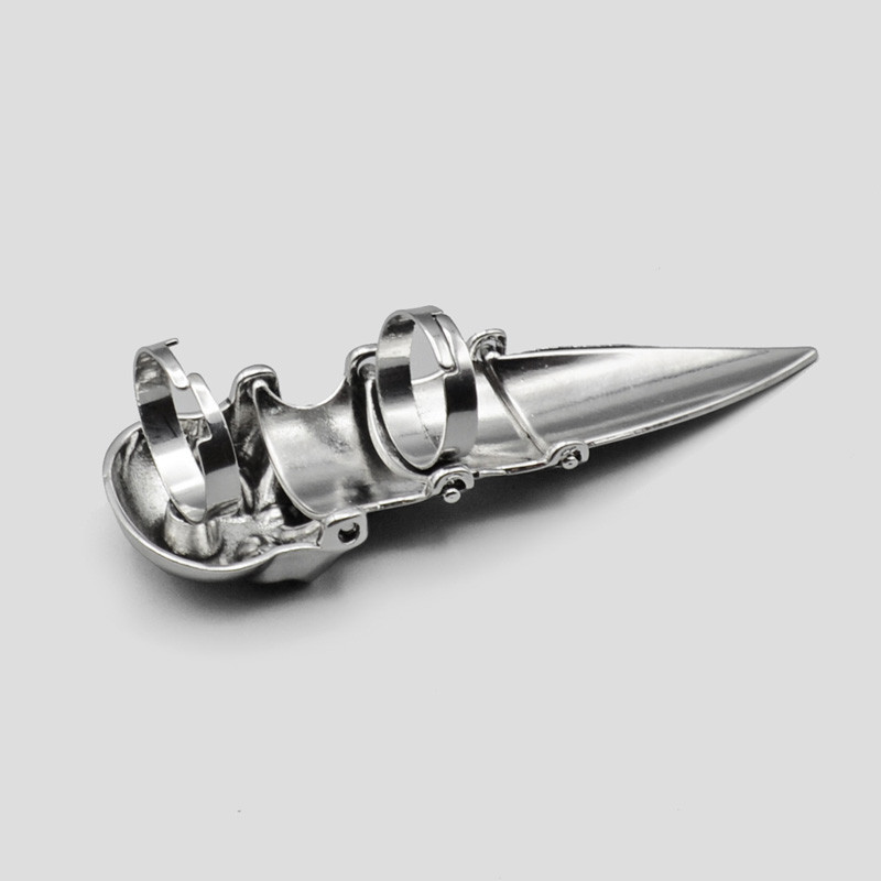انگشتر مدل مفصلی skull کد 4Pi