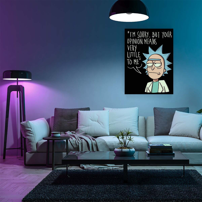 تابلو شاسی مدل Rick and Morty کد S-5057