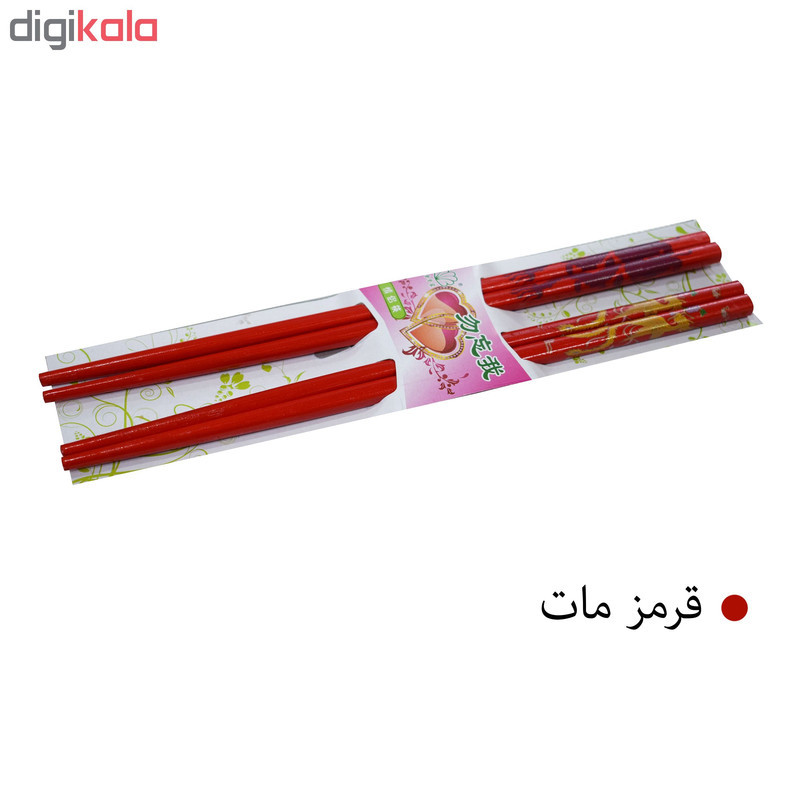 چوب غذاخوری چاپستیک مدل 001 بسته 4 عددی