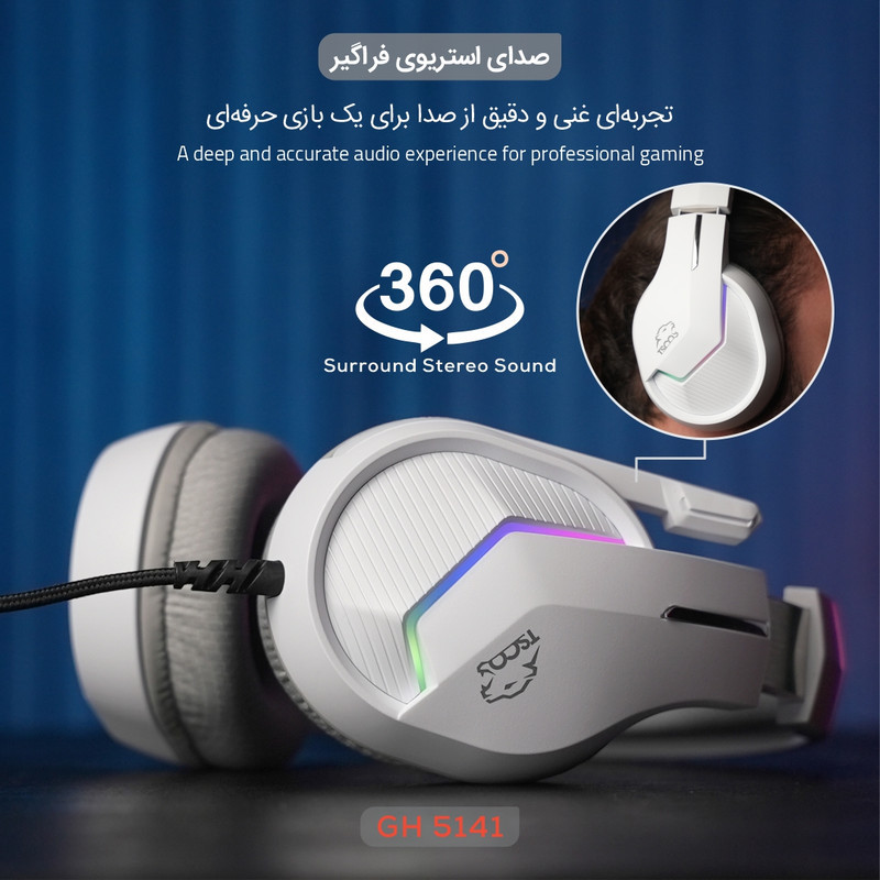 هدست گیمینگ تسکو مدل GH 5141 Zonyx RGB