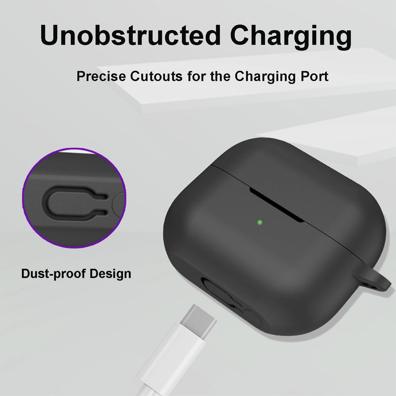 کاور هاپلایت مدل Silicone HL مناسب برای کیس هدفون بی‌سیم سامسونگ Galaxy Buds 3  3 Pro