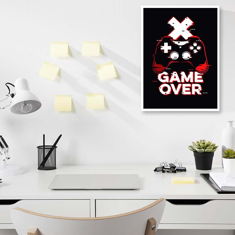 پوستر کارنيکا طرح گیم لاور Game Lover کد 34174 مجموعه 8 عددی