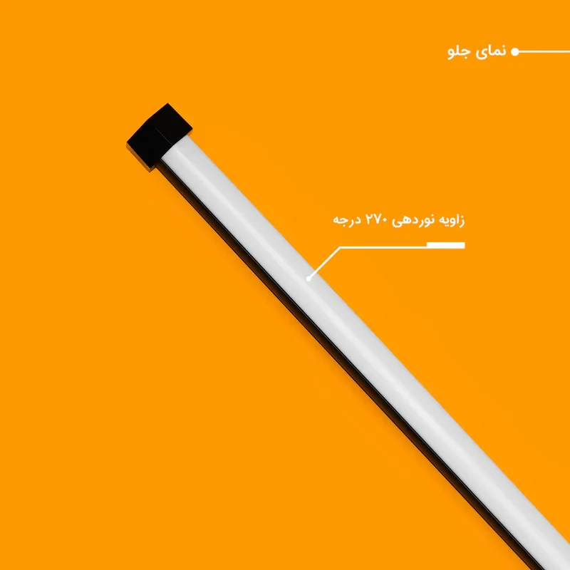 نور ثابت ال ای دی RGB چیکولایت مدل RGB100 X2 بسته 2 عددی