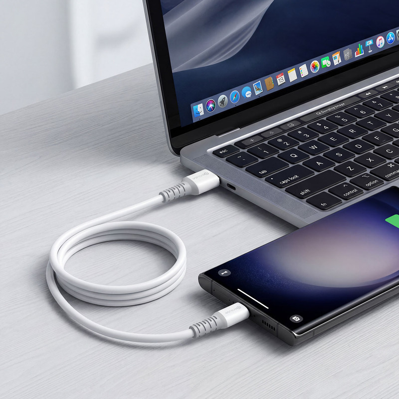 کابل تبدیل USB به USB-C بنیوس مدل BE-CA12 طول 1 متر