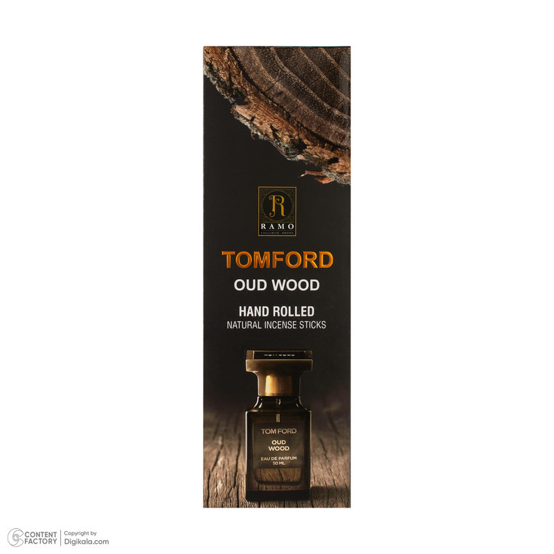 عود رامو مدل 003 رایحه ادکلن TOMFORD بسته 20 عددی