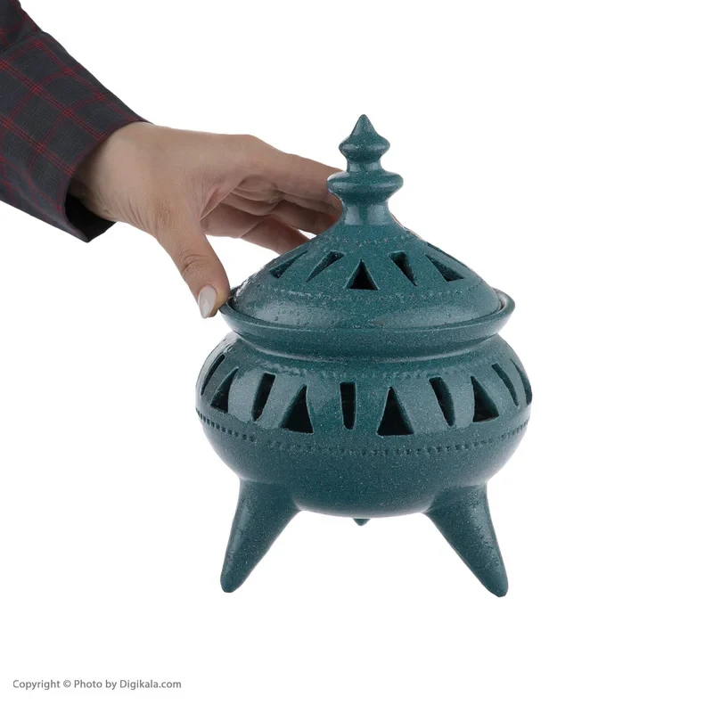 شکلات خوری سفالی طرح پایه دار مدل دلارام کد TM53