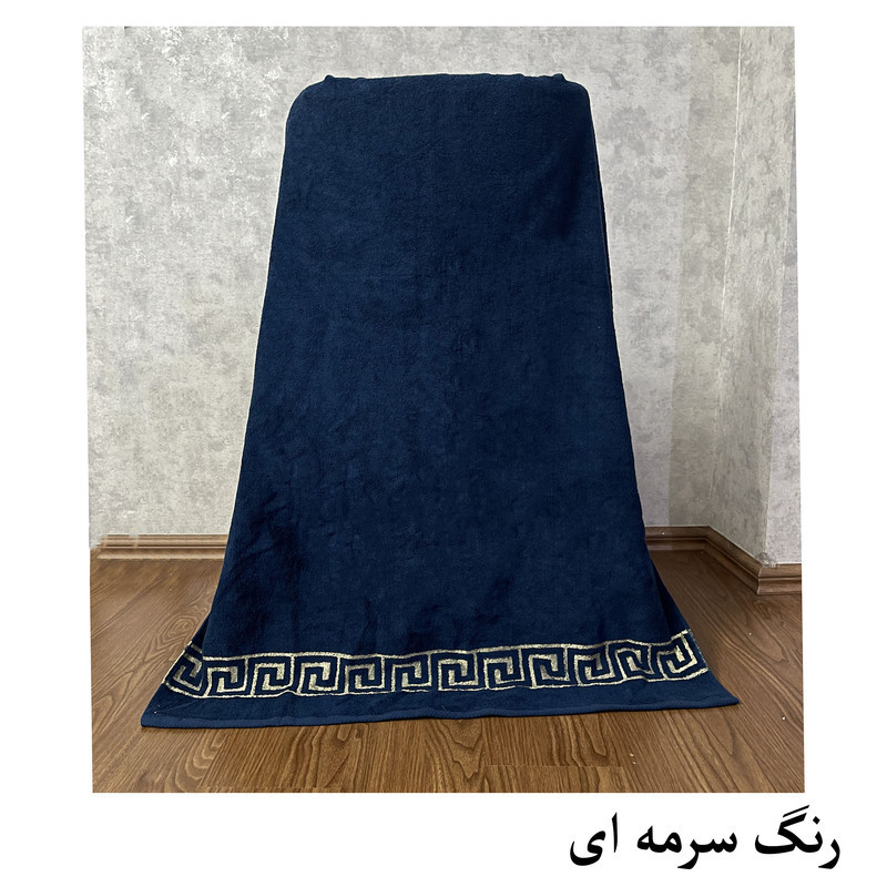 حوله حمام هنرمند مدل لوین سایز 165x100 سانتی‌متر