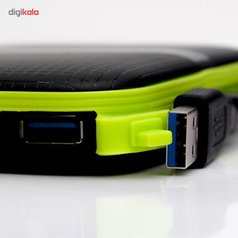 هارد اکسترنال سیلیکون پاور مدل Armor A60 ظرفیت یک ترابایت دارای رابط USB Type-A 3.2
