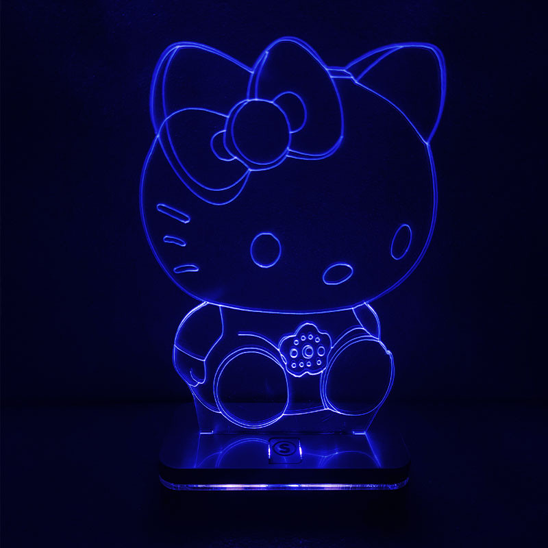 چراغ خواب سان لیزر طرح هلو کیتی hello kitty مدل هفت رنگ
