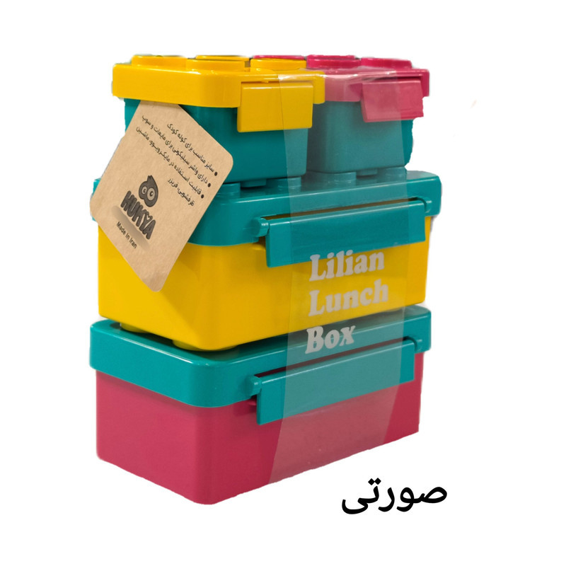 ظرف غذای ۴ تکه کودک مدل پازل