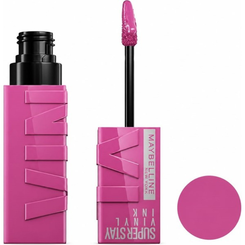 رژ لب مایع براق میبلین مدل Vinyl Ink شماره 165