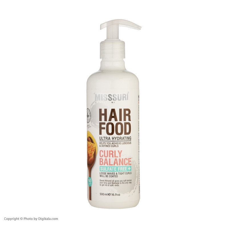 ماسک مو میسوری مدل Curly Balance حجم 500 میلی لیتر