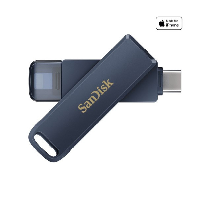 فلش مموری سن دیسک مدل PHONE DRIVE ( LIGHTNING  TYPE-C ) ظرفیت 64 گیگابایت با رابط لایتنینگ، USB Type-C