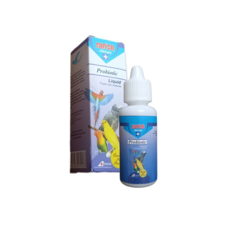 قطره پروبیوتیک پرنده زوریخ کد z03 حجم 30 میلی لیتر