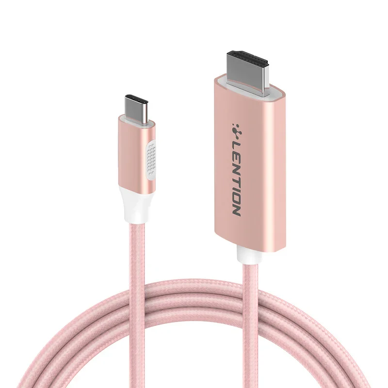کابل تبدیل USB-C به HDMI لنشن مدل CU-707H NA 4K 60HZطول 1.8متر